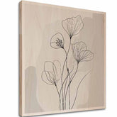 Obraz na dřevě - Flóra fjordů