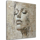 Elegantní obraz ženy bohyně míru