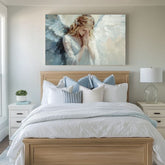 Obraz andělů Nebeský dotek | dotaženo rukou umělce