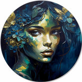 Kulaté obrazy akrylem Příběh lásky