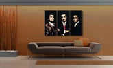 Ručně malovaný obraz POP Art Goodfellas 3 dílná bez lepku