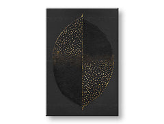 Ručně malovaný obraz na zeď LIST 60x90 cm – 3D perspektiva canvasu na dřevěném rámu | 100 % originál | akryl na plátně ARTMIE | Papilora.sk