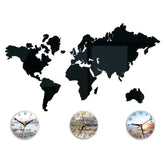 Moderní nástěnné hodiny WORLD MAP - obrázek 2