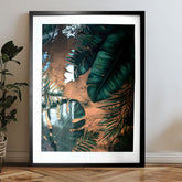 Moderní obraz na plátně, příroda a tropický ráj | Plakát na stěnu s EXTRA efektom - Midnight Jungle, nástěnná dekorace – produkt