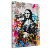 Obraz Graffiti Mona na plátně - obrázek 2