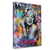 Obraz GRAFFITI MONROE on canvas - hlavní obraz