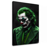 Moderní obraz na plátně s motivem Joker: Zrodenie šialenstva v černých odstínech, filmový svět | Obraz Joker: Zrodenie šialenstva – hlavní