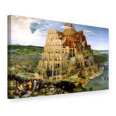 Obraz na plátně Babylonská věž – Pieter Bruegel, 3D pohled