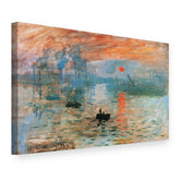 Obraz na plátně Imprese, východ slunce – Claude Monet, 3D pohled