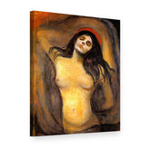 Obraz na plátně Madona – Edvard Munch, 3D pohled