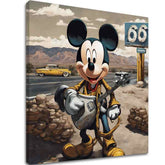 Obraz na plátně - Mickey Mouse Country Singer