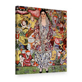 Obraz na plátně Portrét Friederike Marie Beerové – Gustav Klimt, 3D pohled