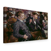 Obraz na plátně V pivní zahradě – Adolph Menzel, 3D pohled
