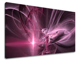 Klasický obraz na plátně s motivem mapa v bílo-fialových odstínech, éterická atmosféra, energie, vhodný do kanceláře | Obraz na stěnu ABSTRAKT – hlavní