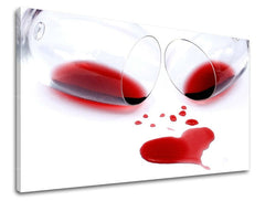 Klasický obraz s motivem inspirativní motiv, krajina v bílo-červených odstínech | Obraz na stěnu INSPIRACE, luxusní dojem – náhled