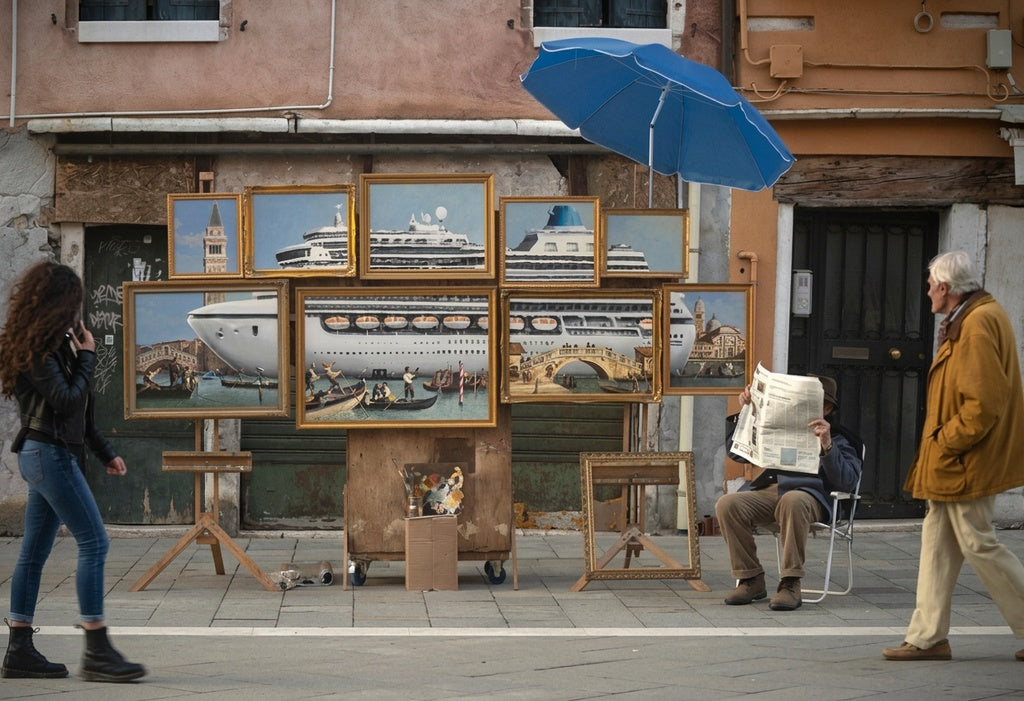 Banksy odhalen při akci v Benátkách – obrazy a dekorace na zeď | Papilora