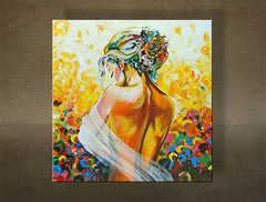 Ručně malovaný obraz DeLUXE - Žena 1 kus 084D1