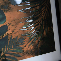 Nástěnný plakát s EXTRA efektem - Půlnoční džungle