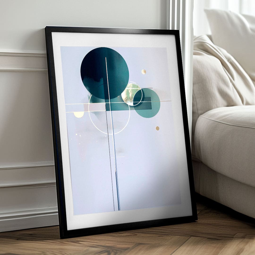 Nástěnný plakát s EXTRA efektem - Golden Balance