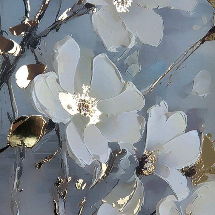 Nástěnný plakát s EXTRA efektem - Nordic Bloom