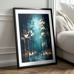 Nástěnný plakát s EXTRA efektem - Mystic Trees