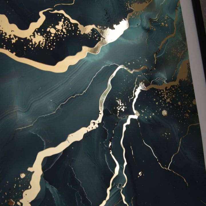 Nástěnný plakát s EXTRA efektem - Marble of Sea