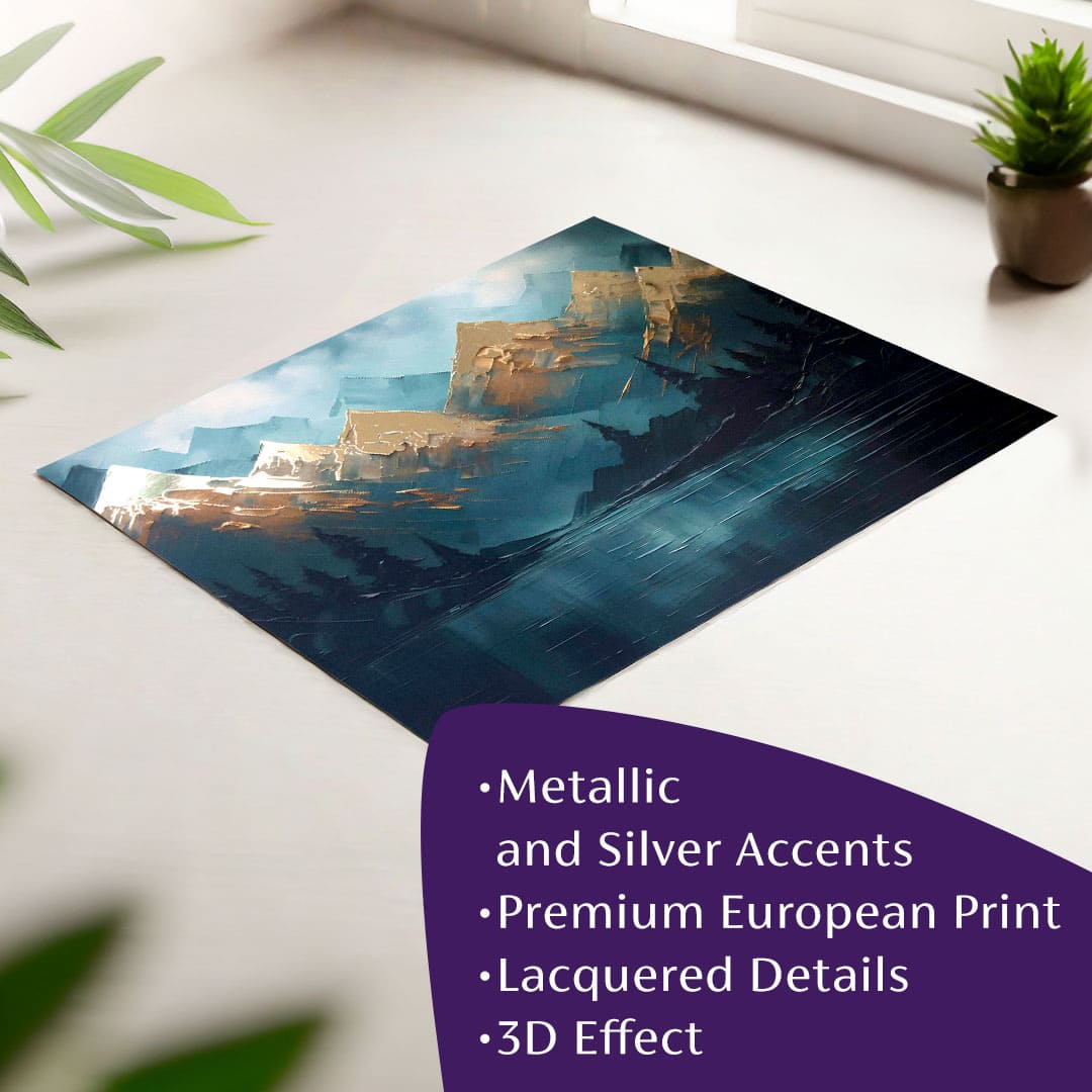 Nástěnný plakát s EXTRA efektem - Mountain Majesty