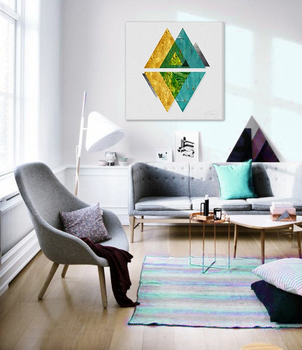 Nástěnné umění Kontext a ozvěna / Dan Johannson DJ014E1