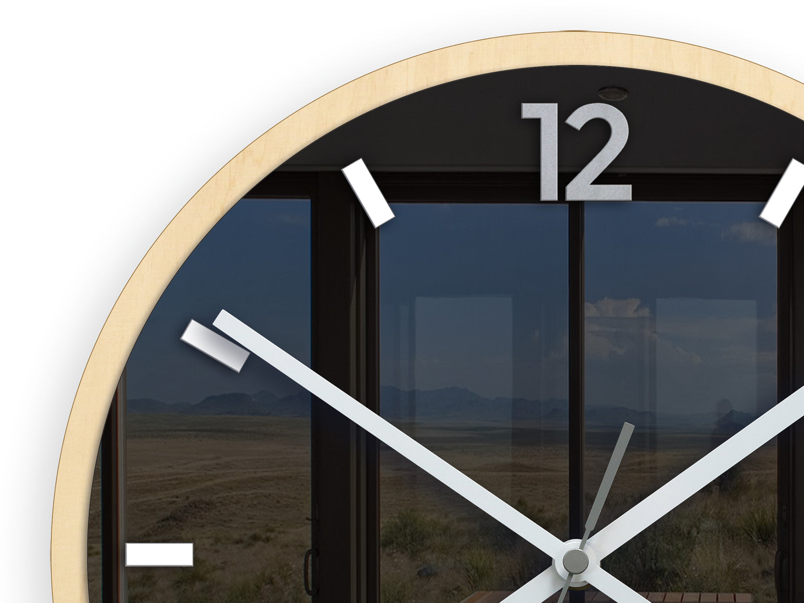 Moderní nástěnné hodiny GRAFIT Šedá