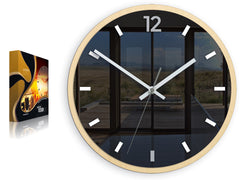 Moderní nástěnné hodiny GRAFIT Šedá