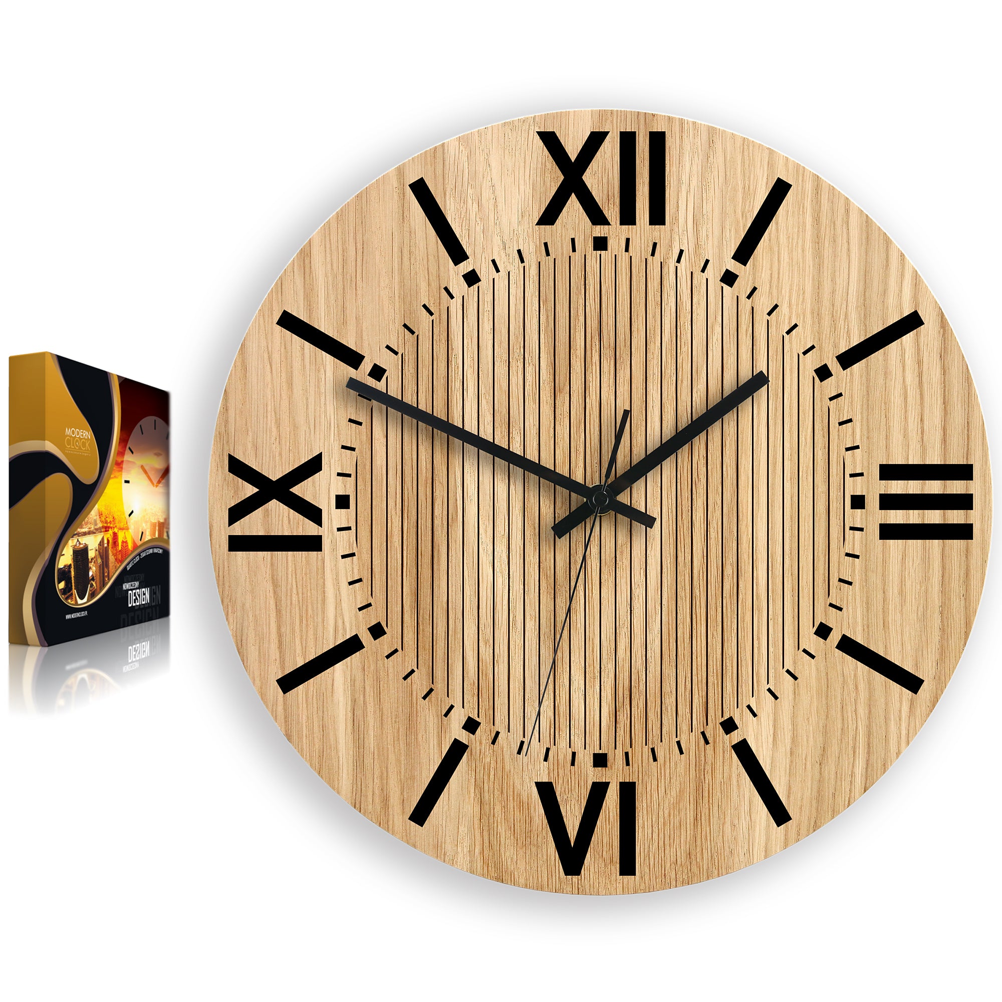 Moderní nástěnné hodiny SANTIAGO