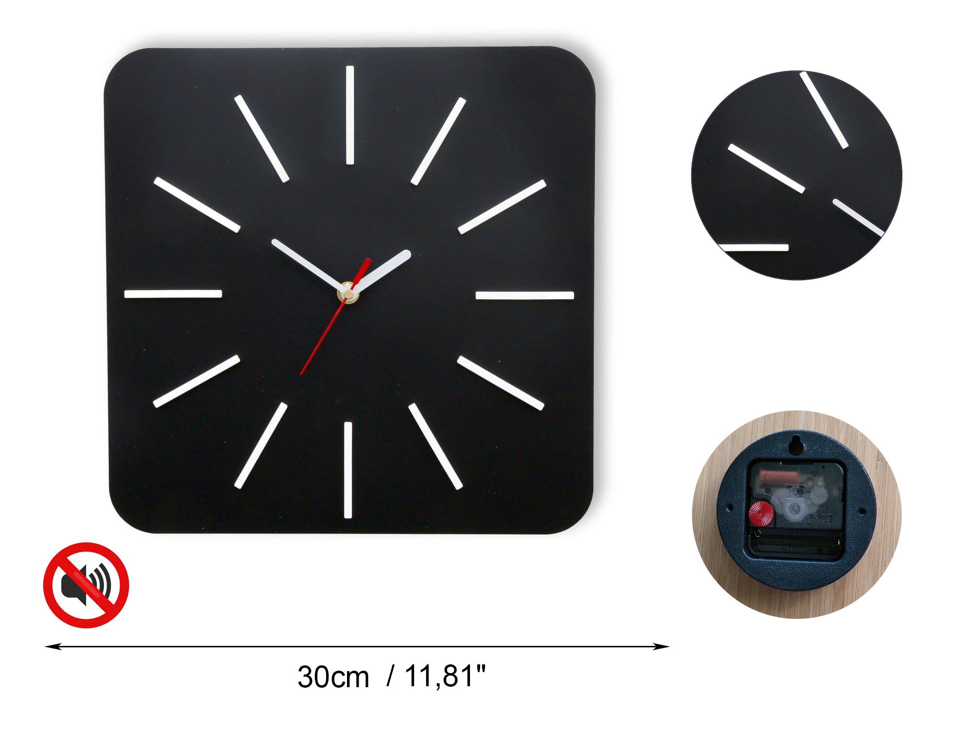 Moderní nástěnné hodiny HYPNOTIC