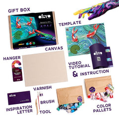 OKTO Kreativní 3D sada "Ryba" 30 x 40 cm