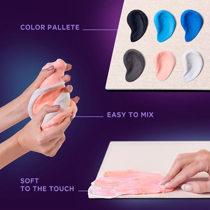 OKTO Kreativní 3D sada "Waves in Kanawaga" 30 x 40 cm