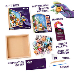 Modelovací sada OKTO v dřevěném rámu