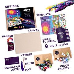 Kreativní 3D sada OKTO "Park Guell v Barceloně" 30 x 40 cm