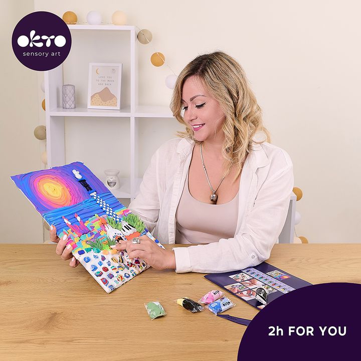 Kreativní 3D sada OKTO "Park Guell v Barceloně" 30 x 40 cm