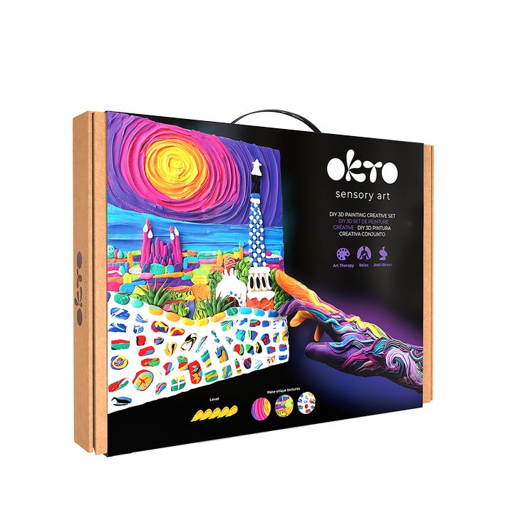 Kreativní 3D sada OKTO "Park Guell v Barceloně" 30 x 40 cm