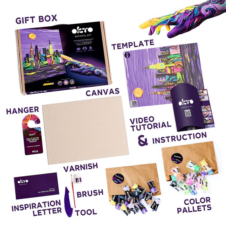 OKTO Kreativní 3D sada "Skyline New York" 30 x 40 cm