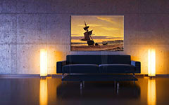 Obraz na plátně POBŘEŽNÍ SCÉNA - William Bradford REP020