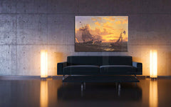 Obraz na plátně ČERSTVÝ VÁNEK SANDY HOOK - William Bradford REP021