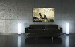 Obraz na plátně TVORBA PŘÍSTAVU - William Bradford REP022