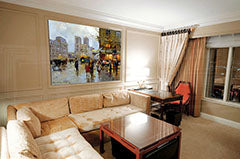 Obraz na plátně PLACE SAV. MICHEL A NOTRE DAME - Edouard Leon Cortes REP027