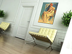 Obraz na plátně Káva - Alfons Mucha REP094