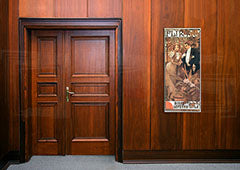 Obraz na plátně FLIRT - Alfons Mucha REP098