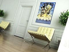 Obraz na plátně GALATEA ZE SFÉR - Salvador Dalí REP119