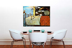 Obraz na plátně NATURA MORTE VIVENTE - Salvador Dalí REP121