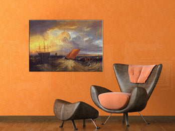 Obraz na plátně PRŮHLED Z NORE - William Turner REP124