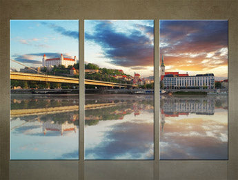 HD nástěnná malba 3 díly SLOVENSKO SK021C3