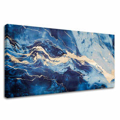 Zlatý dotek na plátně abstraktní vize moře